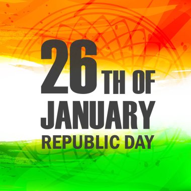 Cumhuriyet Bayramı, Anayasa of India Festivali için tebrik kartı