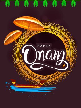 Mutlu Onam arka plan Güney Hindistan Hasat Festivali arka plan Güney Hindistan Kerala Mutlu Onam Festivali için