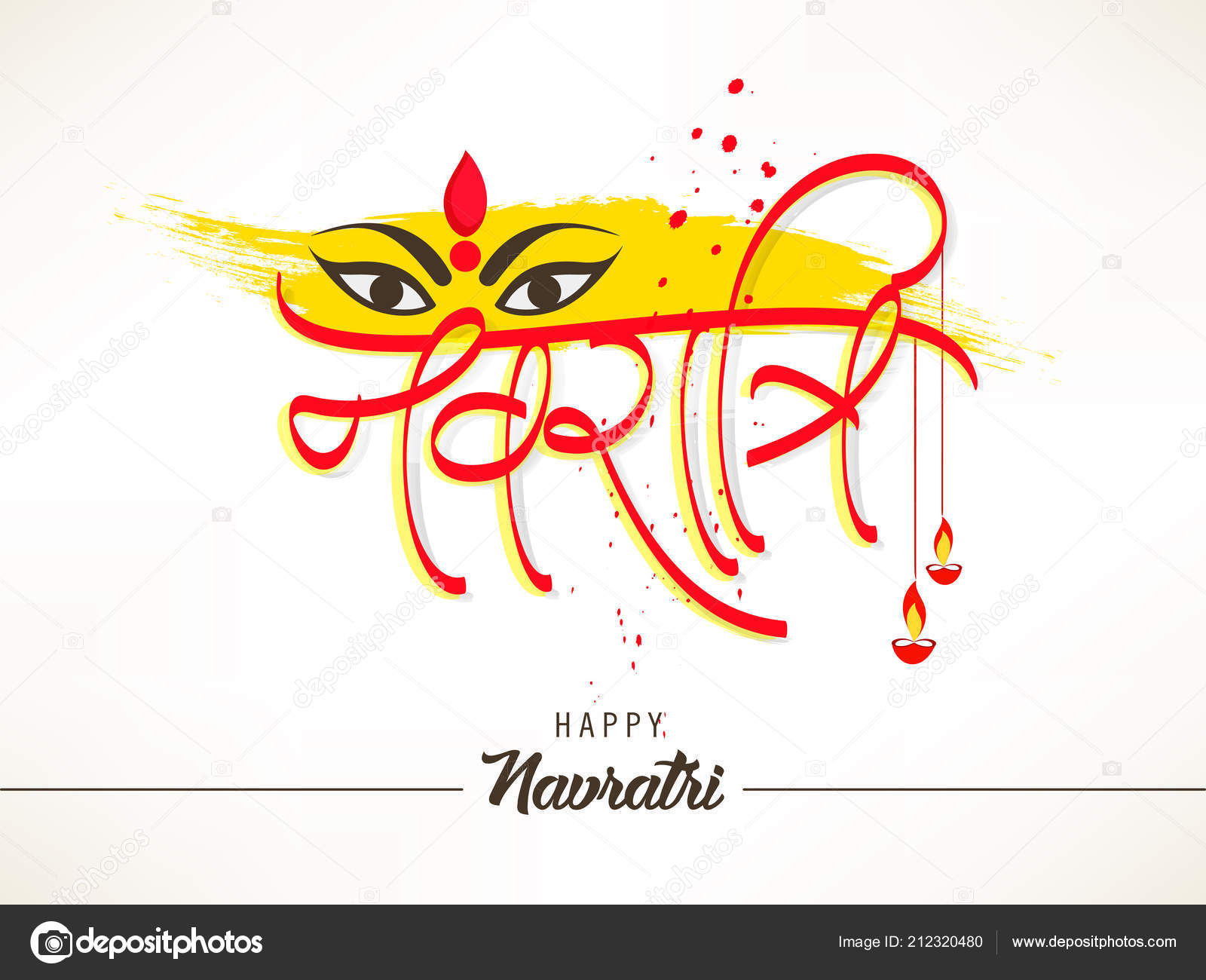 Vector Illustration Happy Navratri Celebration Poster Banner Background  Stock Vector Image by ©NeKiArt #212320480