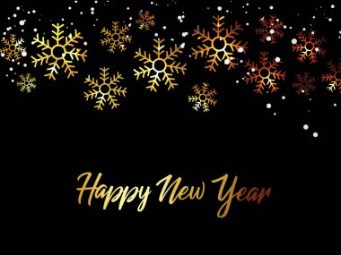 Mutlu yeni yıl 2019 yaratıcı tipografik el tasarım afiş poster ve Web sitesi başlık vektör çizim için yazı