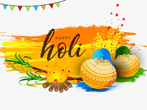 Happy Holi Background and Text Png - Holi Latest (2020) text Png