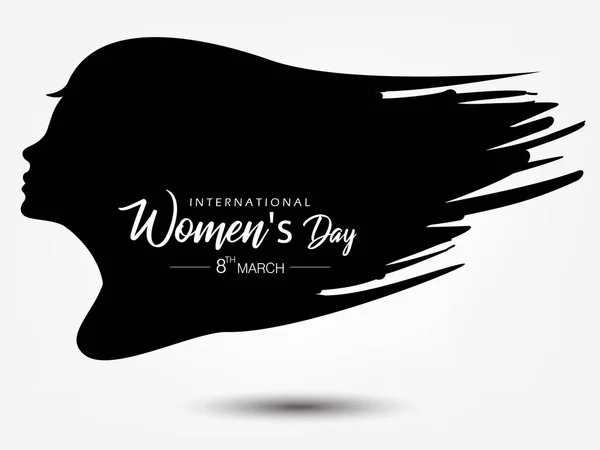 Ilustração Vetor Dia Internacional Das Mulheres Com Dia Das Mulheres —  Vetores de Stock
