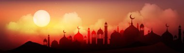 Yaratıcı Ramazan Kareem Mübarek Web sitesi başlık, promosyon, afiş, dekoratif festival çerçeve ve kaligrafi metin, vektör çizim kartı için kullanılan
