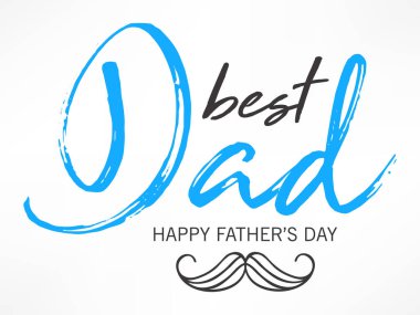 Yaratıcı Mutlu Babalar Günü Tebrik Kartı, en iyi baba yazıt