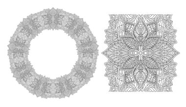 Boya fırçası ve çelenk ile boyama kitap sanatı