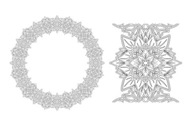 Çelenk ve boya fırçası ile boyama kitap sanatları