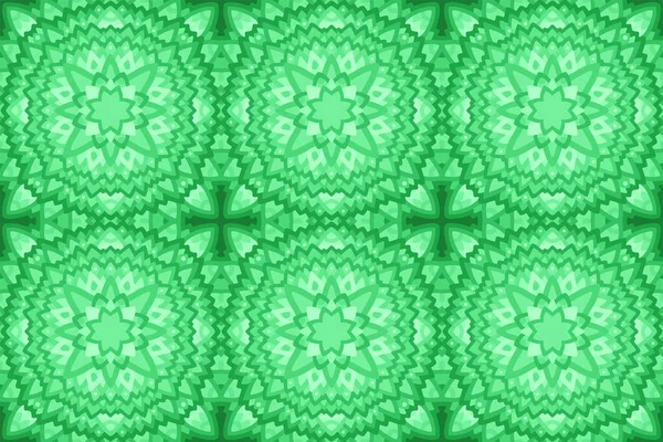 Όμορφο Πράσινο Φόντο Web Αφηρημένη Απρόσκοπτη Μοτίβο Πλακιδίων — Διανυσματικό Αρχείο