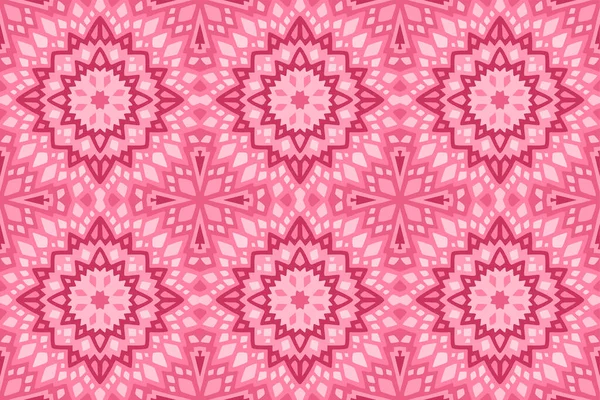 Beau Fond Web Rose Avec Motif Abstrait Tuiles Sans Couture — Image vectorielle