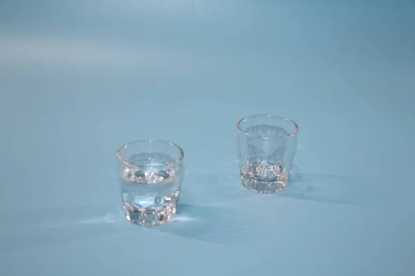 Trasparenti Bicchieri Soju Soju — Foto Stock