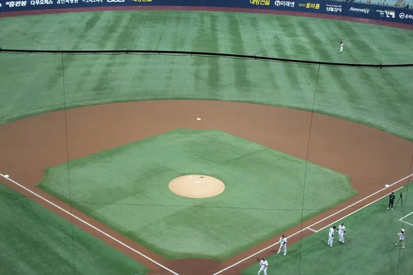 Внешний Вид Крытого Бейсбольного Стадиона — стоковое фото