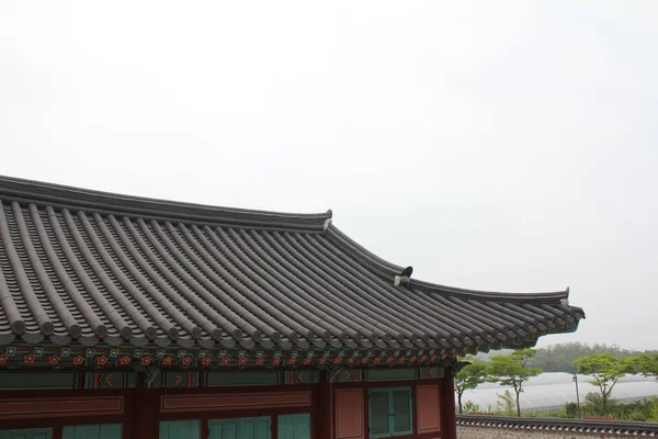 Edificio Tradicional Coreano Con Hermosa Dancheong —  Fotos de Stock