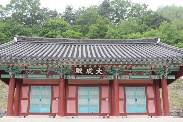 Traditionelles Koreanisches Gebäude Mit Schönem Dancheong — Stockfoto