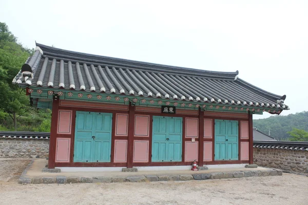 Traditionell Koreansk Byggnad Med Vackra Dancheong — Stockfoto