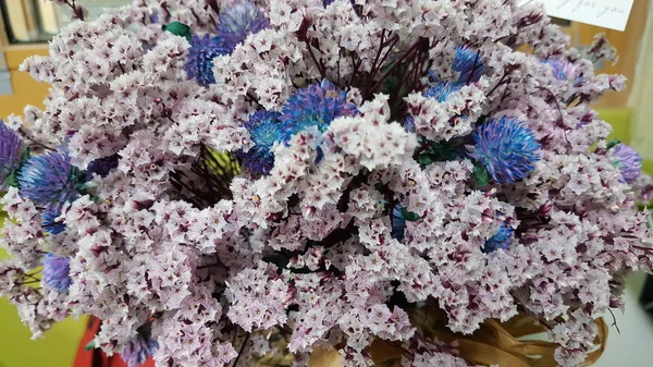 Piękny Suchy Bukiet Kwiatów — Zdjęcie stockowe