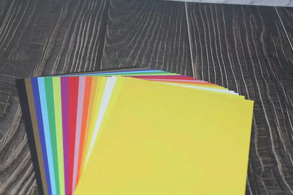 Коллекция Разноцветных Бумаг — стоковое фото