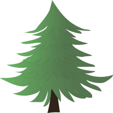 noel dekore ağaç vektör illüstrasyon. Yazdırma. Yeni Yılınız Kutlu Olsun. Vektör illüstrasyon 2020 ve sıçan. burç, Çin takviminde 2020 sembolü. Fare yılı. kopyalama alanını yalıtma