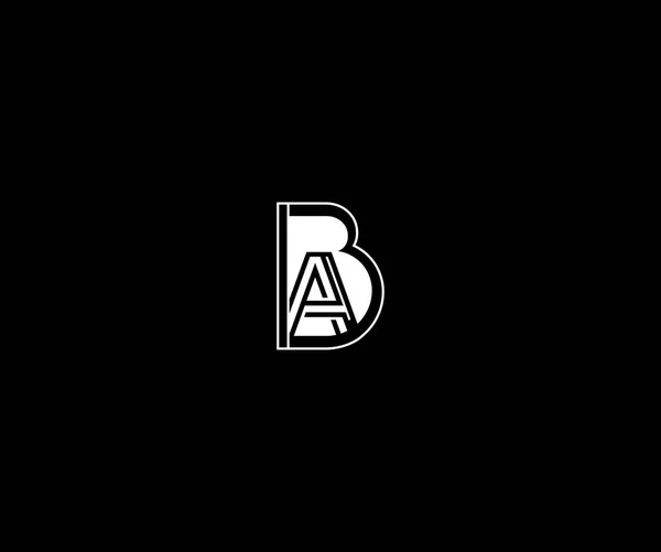 Design Logotyp Bokstäver Monogram — Stock vektor