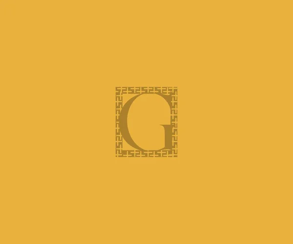 Модный Современный Логотип Креативной Типографикой Буква — стоковый вектор