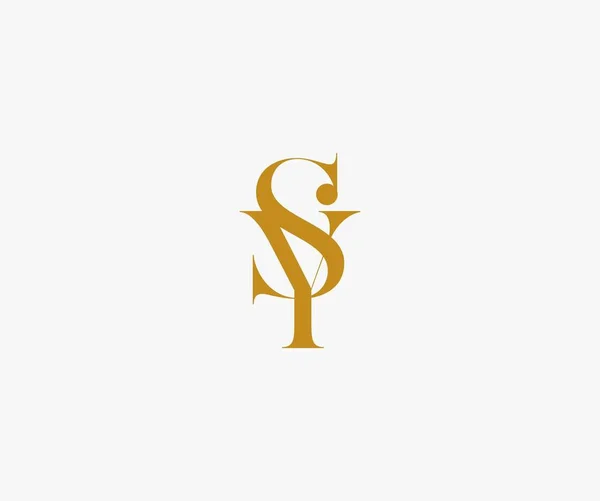 Modny Nowoczesny Logo Creative Typografia Litery — Wektor stockowy