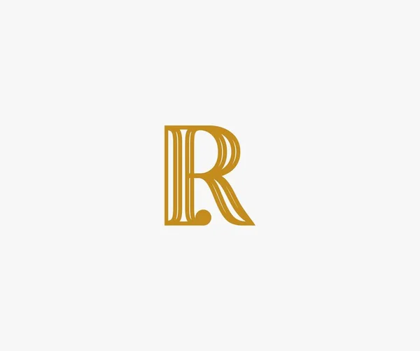 Trendy Modern Logo Creative Typography Letter — Stock Vector