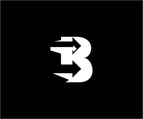 Trendiga Moderna Logotyp Kreativ Typografi Bokstaven — Stock vektor
