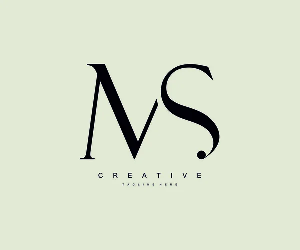 Luxus Logo Kreativer Typografie Mit Verknüpften Buchstaben — Stockvektor