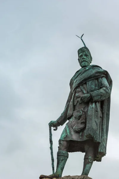 Fort William Scotland June 2012 Closeup Donald Cameron Lochiel Bronze — Stock Photo, Image