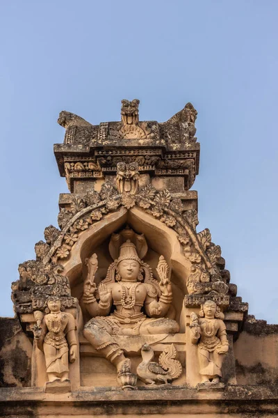 Shravanabelagola Επαρχεία Karnataka Της Ινδίας Νοεμβρίου 2013 Καφέ Πέτρα Μαύρη — Φωτογραφία Αρχείου