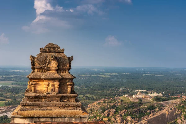 Shravanabelagola Karnataka Inde 1Er Novembre 2013 Vue Sur Les Plaines — Photo