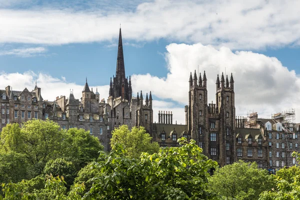 Edinburgh Scotland June 2012 New College University Edinburgh Market Street — Stock Photo, Image