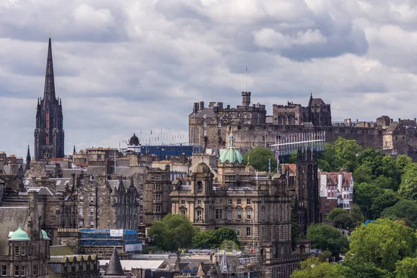 Edinburgh Skottland Storbritannien Juni 2012 Ser Från Calton Hill Vid — Stockfoto