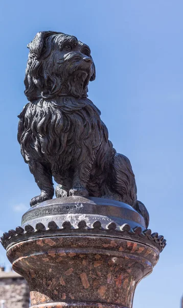 Edinburgh Schotland Juni 2012 Onthoudt Greyfriars Bobby Standbeeld Een Trouwe — Stockfoto