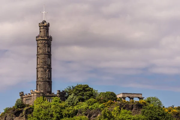 Edimburgo Escocia Reino Unido Junio 2012 Torre Del Monumento Nelson — Foto de Stock