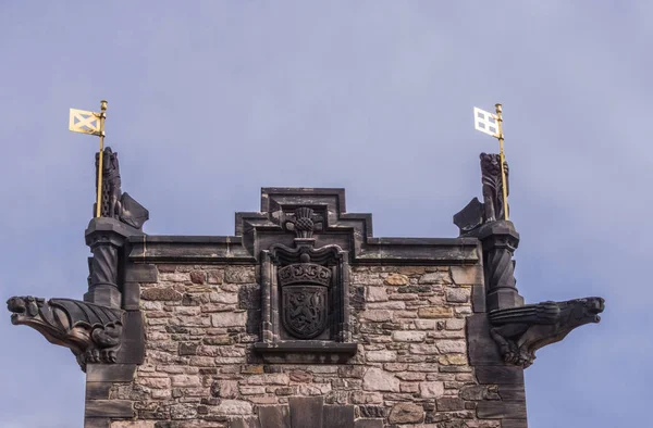 Edinburgh Scotland Juni 2012 Oberer Eingang Zum Nationalen Schottischen Kriegerdenkmal — Stockfoto