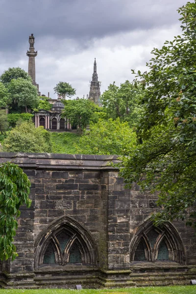 Glasgow Escocia Reino Unido Junio 2012 Necrópolis John Knox Obelisco — Foto de Stock