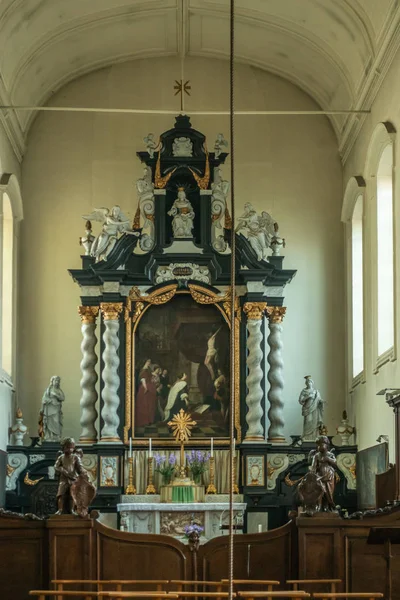 Brugge Flandria Belgium 2018 Szeptember Oltár Szentelt Szent Erzsébet Kálvária — Stock Fotó