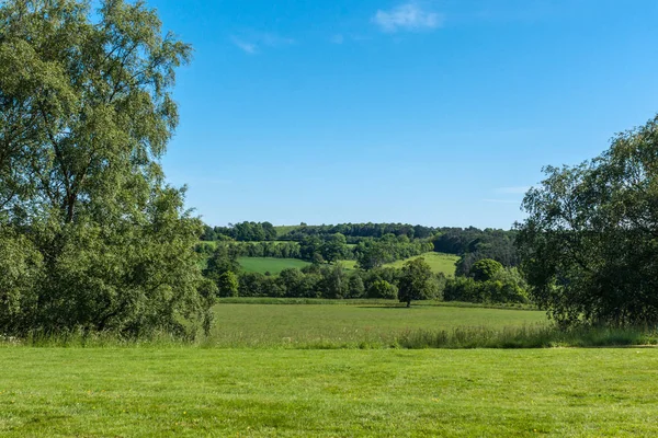 Cumnock Ayrshire Scotland Juni 2012 Idyllische Ländliche Landschaft Mit Grünen — Stockfoto