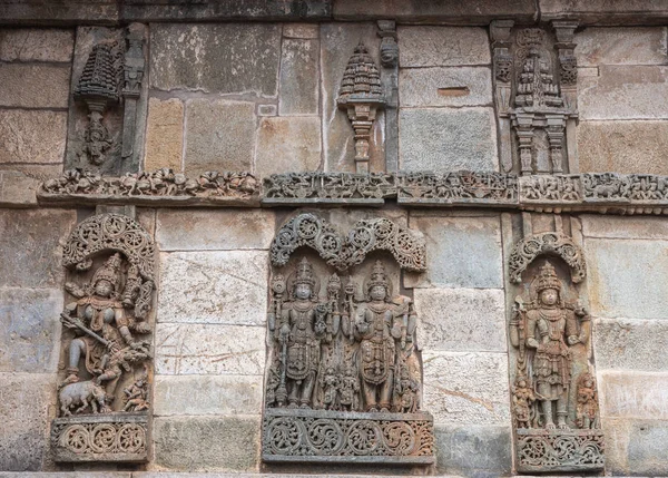 Белур Карнатака Индия Ноября 2013 Года Храм Ченнакешава Большая Каменная — стоковое фото