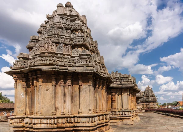 Belavadi Karnataka Hindistan Kasım 2013 Veera Narayana Tapınağı Ana Tapınak — Stok fotoğraf