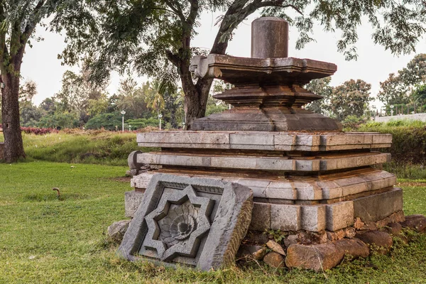 Halebidu Karnataka Hindistan Kasım 2013 Hoysaleşvara Tapınağı Shiva Kaide Tapınak — Stok fotoğraf