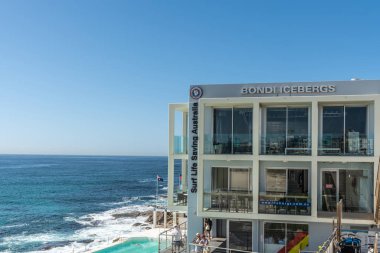 Bondi Iceberghs Club House ve havuz Bondi Beach, Sydney austr