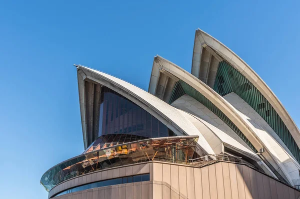 Detalle de la estructura del techo blanco de Sydney Opera House, Australia . — Foto de Stock