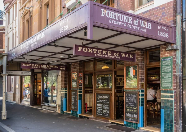 Fortune of War, pub tertua di kota, Sydney Australia . — Stok Foto
