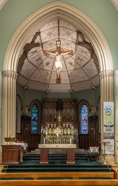Saint Patricks Church chancel, Sydney Australien. — Stockfoto