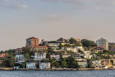 Duff Reserve etrafında Bay, Sydney Australi lüks mahalle