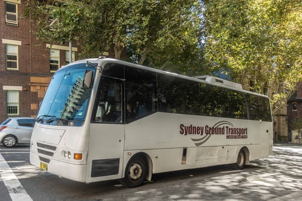 Sydney Ground transport bus in de stad, Sydney Australië. — Stockfoto
