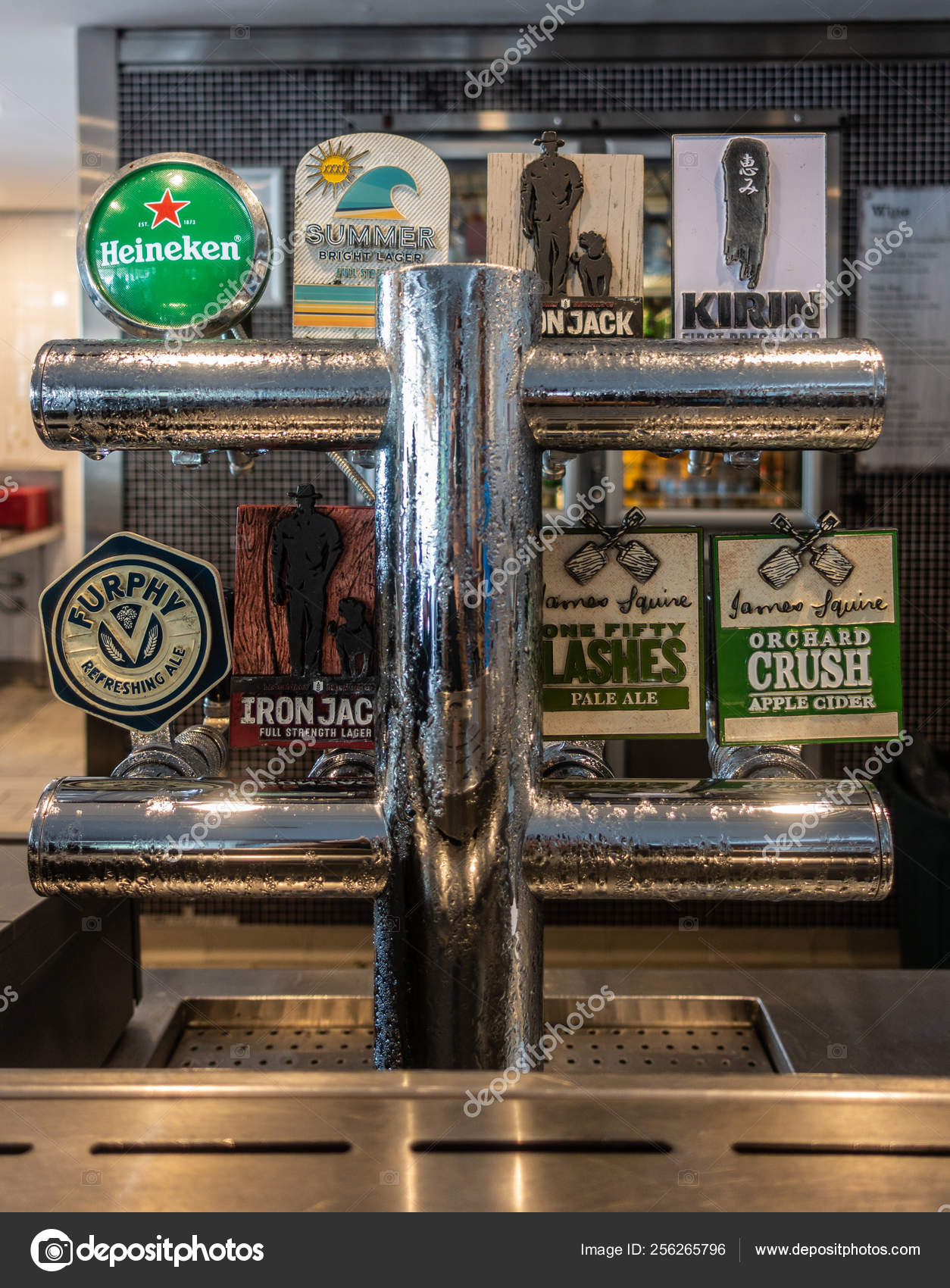 Beer Tap System At Mariners Pub On Hamilton Island Australia