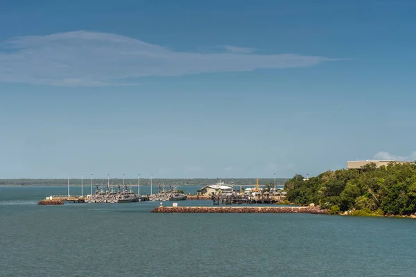 Coast Guard Port en base in Darwin Harbour Australië. — Stockfoto