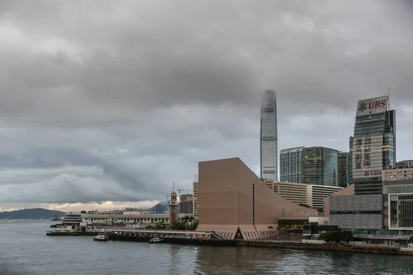 Hong Kong Cultural Center early morning, Hong Kong China. — Stock Photo, Image