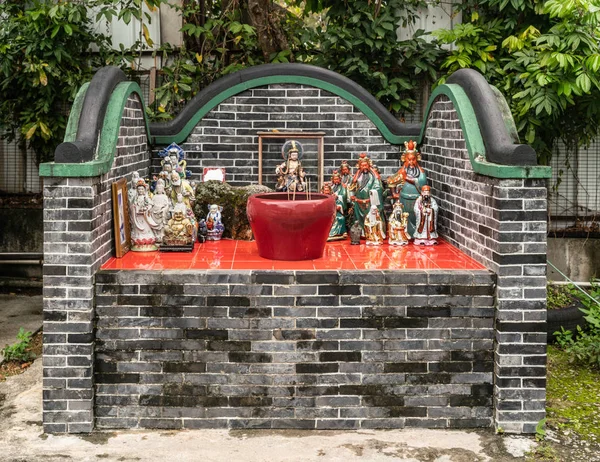 Schrein für Göttin Matsu im Tung-shan-Tempel, hong kong china. — Stockfoto